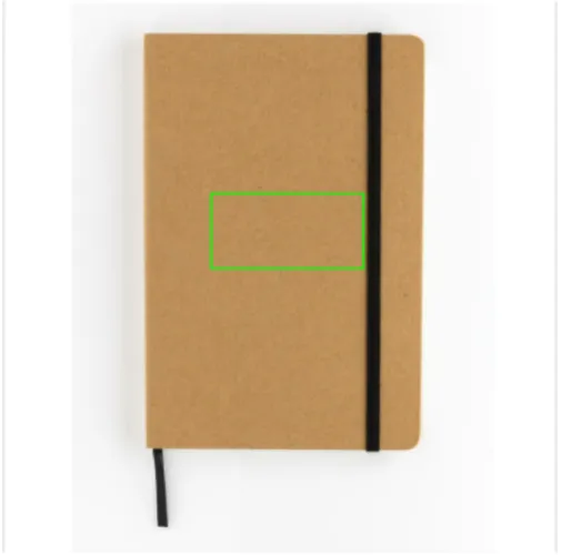 Cuaderno A5 de papel kraft y piedra reciclado Craftstone