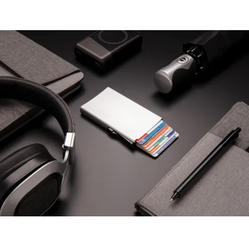 Tarjetero RFID de aluminio estándar