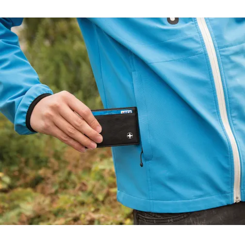 negro Tarjetero RFID Swiss Peak anti escáner