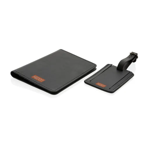 Set de regalo de viaje de PU reciclado Swiss Peak GRS