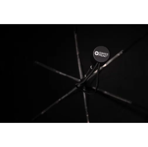 negro Paraguas ultraligero automático de 20,5\