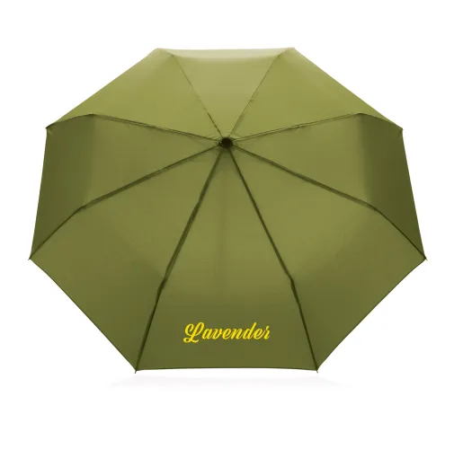 Mini paraguas RPET 190T de bambú 20.5\