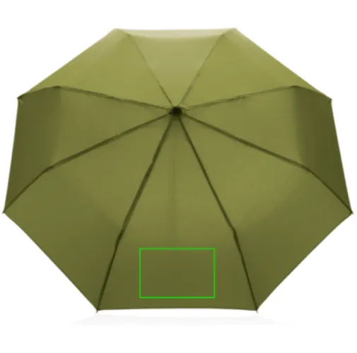 Mini paraguas RPET 190T de bambú 20.5\