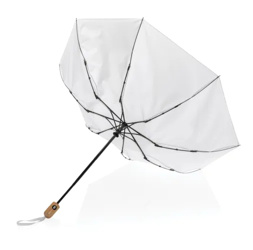 Paraguas automático RPET 190T bambú de 21\