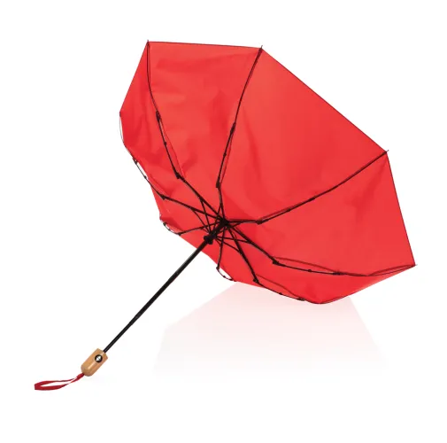 Paraguas automático RPET 190T bambú de 21\