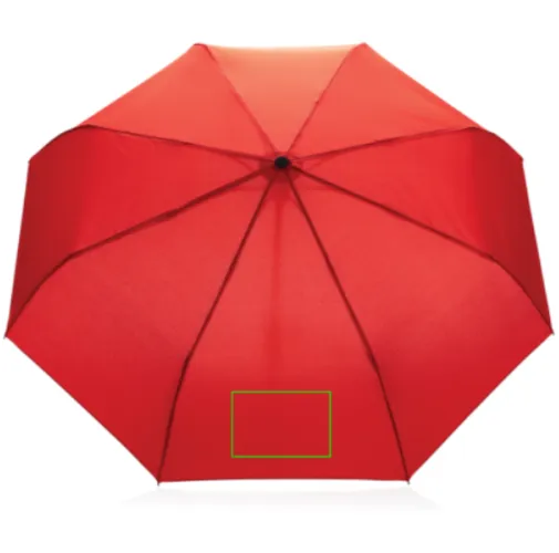 Paraguas automático RPET 190T bambú de 21\