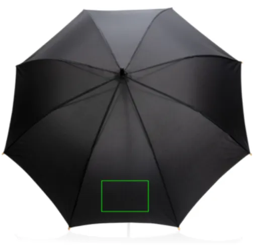 Paraguas automático RPET 190T de bambú Impact AWARE ™