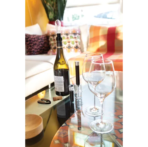 plata Juego de 4 piezas Vino Connoisse