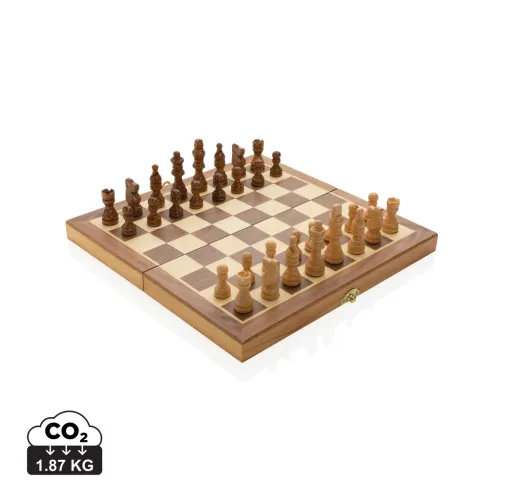 JUEGO DE AJEDREZ PLEGABLE LUXURY DE MADERA