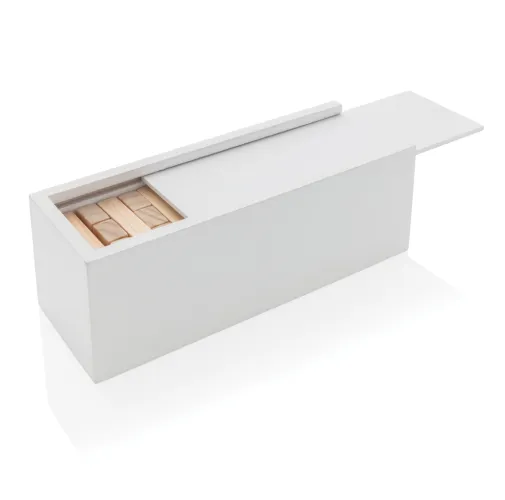 blanco Juego apilamiento de bloques de madera Deluxe