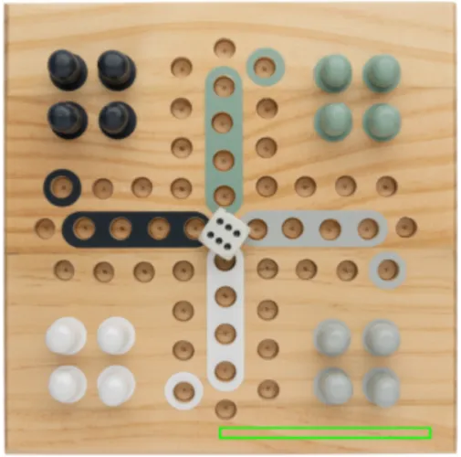 Juego de Ludo de madera Claire