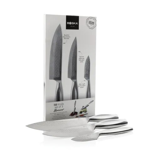 Set de Cuchillos de Cocina Monaco+, set de 3 de BOSKA