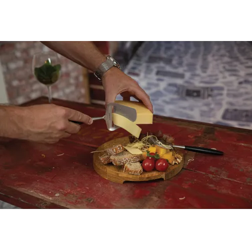 acero, negro Cortador de Queso Milano+ de BOSKA