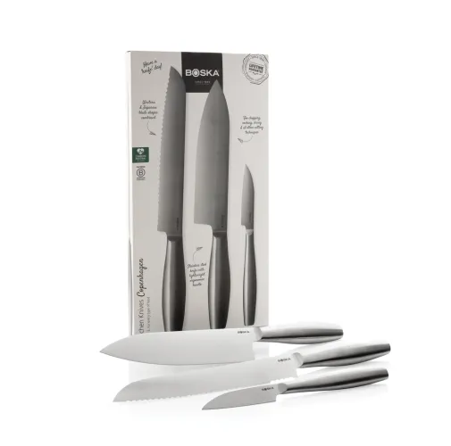 Set de Cuchillos de Cocina Copenhagen de BOSKA, set de 3