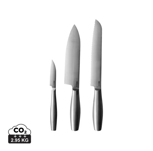 SET DE CUCHILLOS DE COCINA COPENHAGEN DE BOSKA, SET DE 3