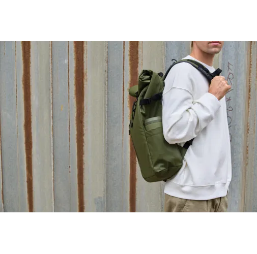 verde Taza Topl To Go de acero reciclado con tapa patentada 360