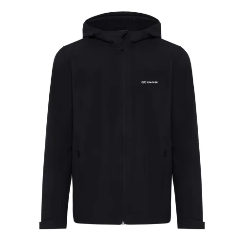 negro Chaqueta Makalu de poliéster reciclado para hombre IQONIQ