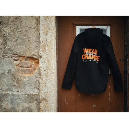 negro Chaqueta Makalu de poliéster reciclado para hombre IQONIQ