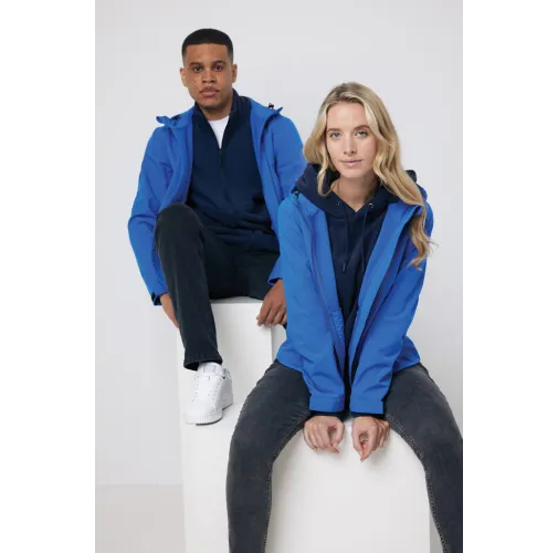 azul real Chaqueta Makalu de poliéster reciclado para hombre IQONIQ