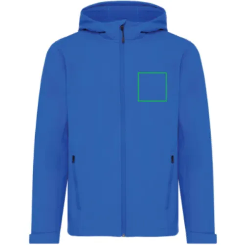 azul real Chaqueta Makalu de poliéster reciclado para hombre IQONIQ