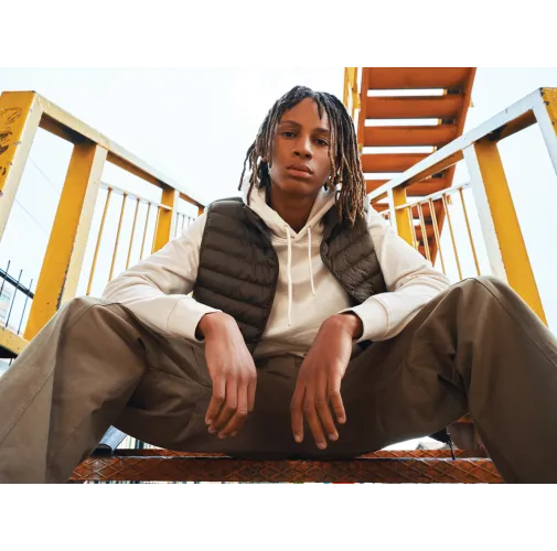 Chaleco IQONIQ Meru hombre de poliéster reciclado