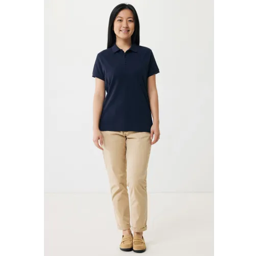 Polo IQONIQ Yosemite piqué algodón reciclado de mujer