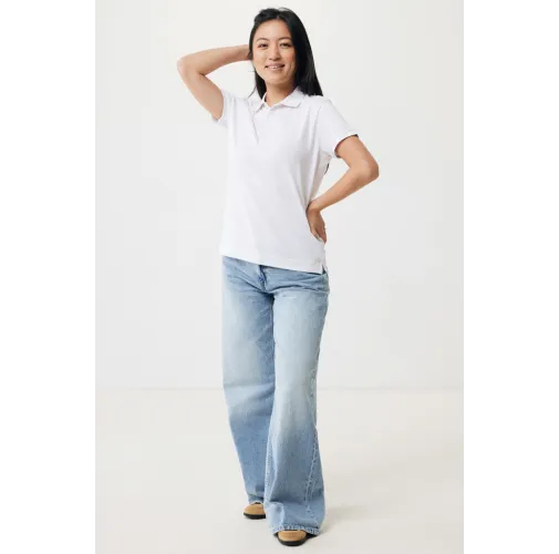 Polo IQONIQ Yosemite piqué algodón reciclado de mujer