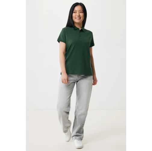 Polo IQONIQ Yosemite piqué algodón reciclado de mujer