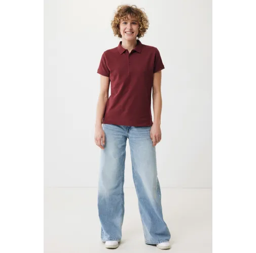 Polo IQONIQ Yosemite piqué algodón reciclado de mujer