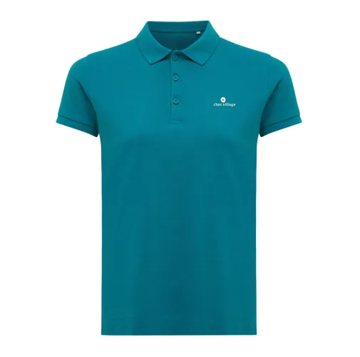 Polo IQONIQ Yosemite piqué algodón reciclado de mujer