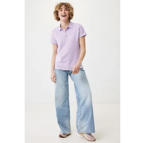 Polo IQONIQ Yosemite piqué algodón reciclado de mujer