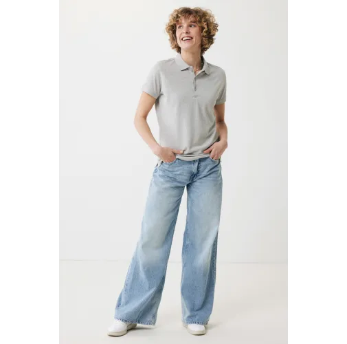 Polo IQONIQ Yosemite piqué algodón reciclado de mujer