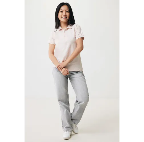 Polo IQONIQ Yosemite piqué algodón reciclado de mujer
