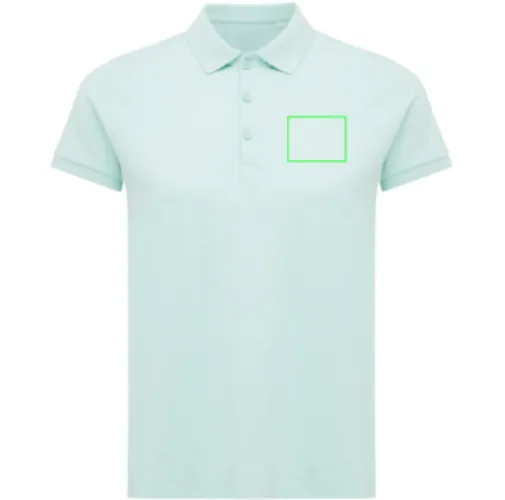 Polo IQONIQ Yosemite piqué algodón reciclado de mujer