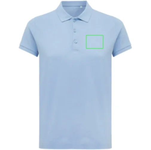 Polo IQONIQ Yosemite piqué algodón reciclado de mujer