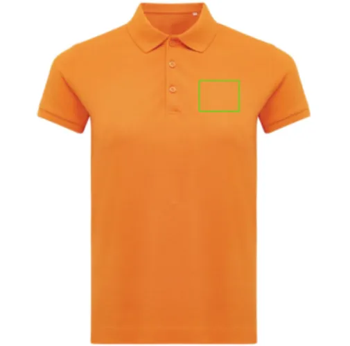 Polo IQONIQ Yosemite piqué algodón reciclado de mujer