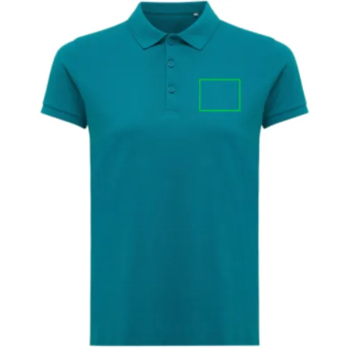 Polo IQONIQ Yosemite piqué algodón reciclado de mujer