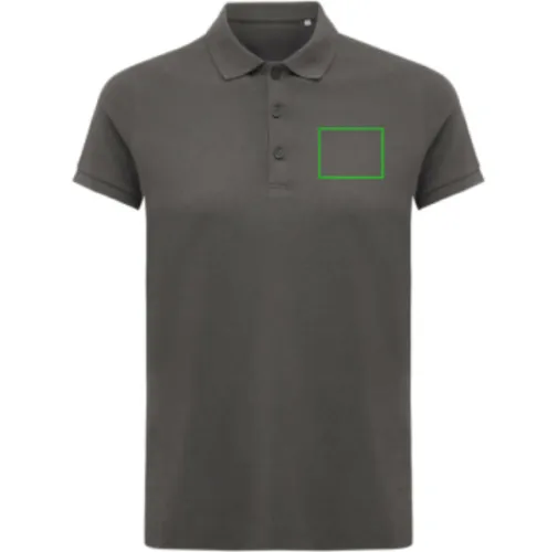 Polo IQONIQ Yosemite piqué algodón reciclado de mujer