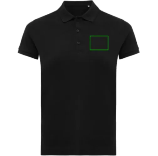 Polo IQONIQ Yosemite piqué algodón reciclado de mujer