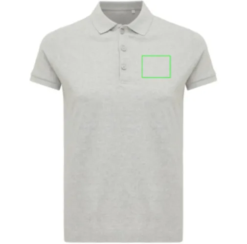 Polo IQONIQ Yosemite piqué algodón reciclado de mujer