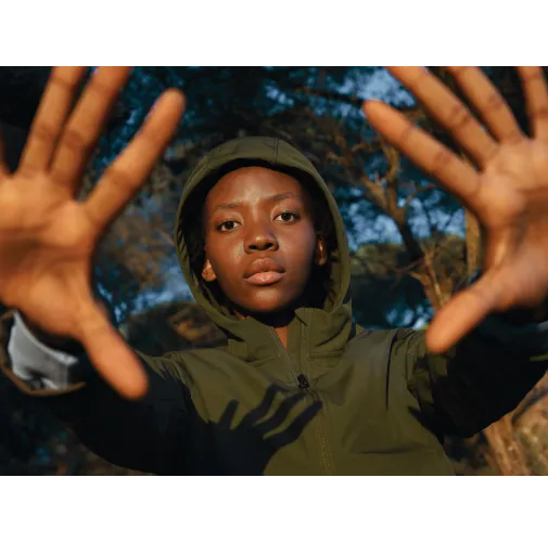 Chaqueta Makalu de poliéster reciclado para mujer IQONIQ