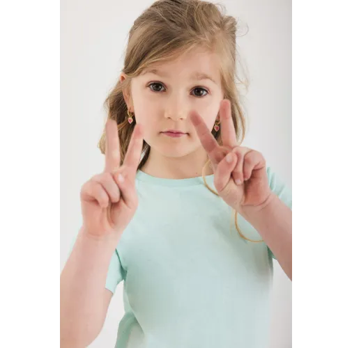 Camiseta infantil IQONIQ Koli de algodón reciclado