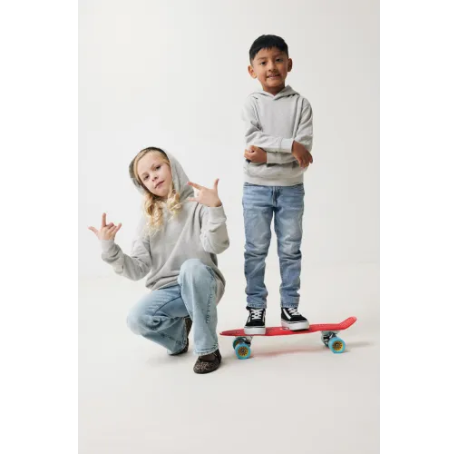 Sudadera IQONIQ Yengo capucha de algodón reciclado niños