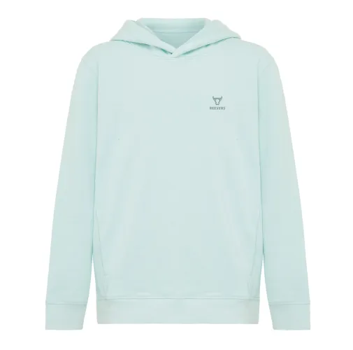 Sudadera IQONIQ Yengo capucha de algodón reciclado niños