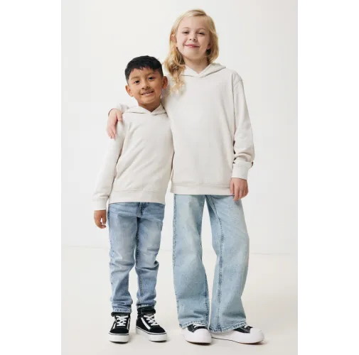 Sudadera IQONIQ Yengo capucha de algodón reciclado niños