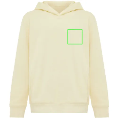 Sudadera IQONIQ Yengo capucha de algodón reciclado niños