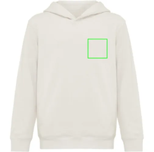 Sudadera IQONIQ Yengo capucha de algodón reciclado niños