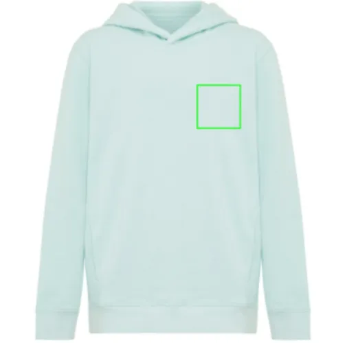 Sudadera IQONIQ Yengo capucha de algodón reciclado niños