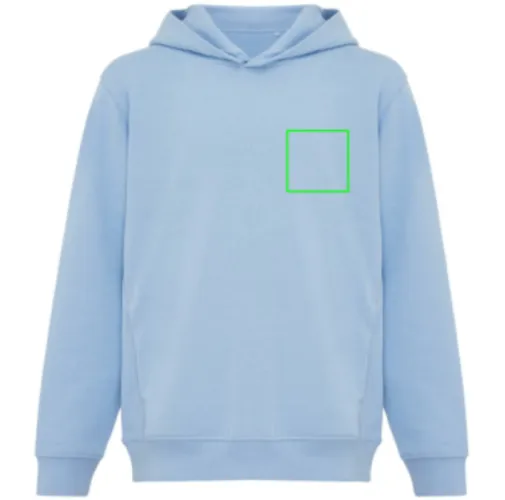 Sudadera IQONIQ Yengo capucha de algodón reciclado niños