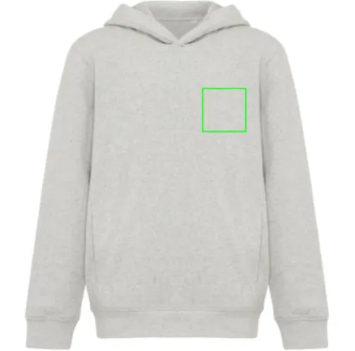 Sudadera IQONIQ Yengo capucha de algodón reciclado niños